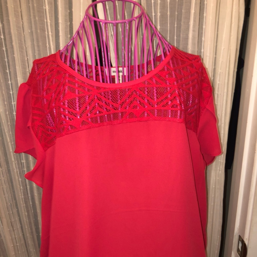 Red blouse